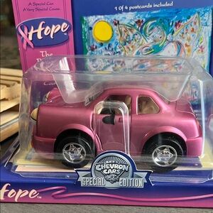 Special Edition Pink Chevron Hope Toy Car
